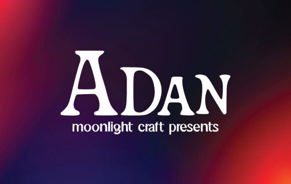 Adan: A Handwritten Font for Creative Branding