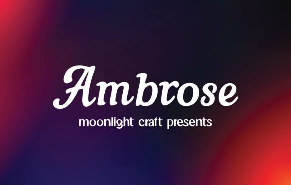 Ambrose: A Handwritten Font for Creative Branding