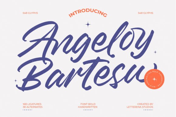 Angeloy Bartesu: A Script Font for Branding and Creativity