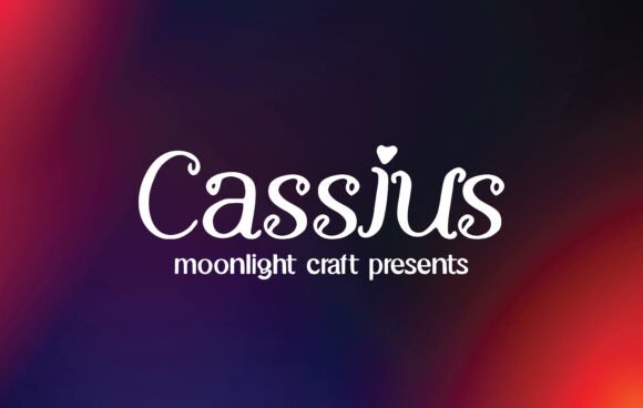 Cassius: A Handwritten Font for Creative Branding