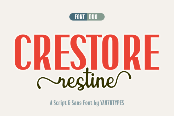 Crestore Restine Duo: A Font for the Modern Brand