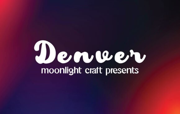 Denver Font: Elevate Your Brand with a Handwritten Touch