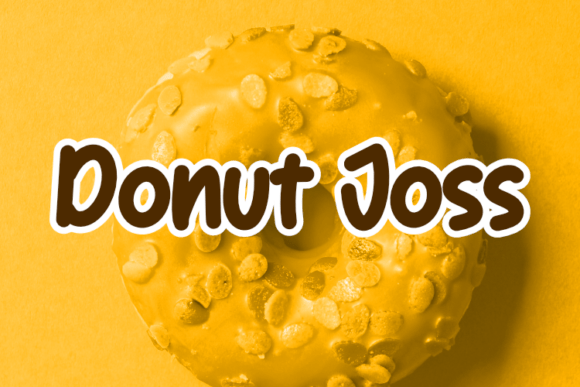 Donut Joss: A Font That Breathes Life Into Your Handmade Creations
