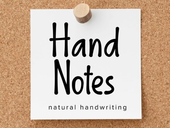Hand Notes: A Thoughtful Script Font for Editorial Design