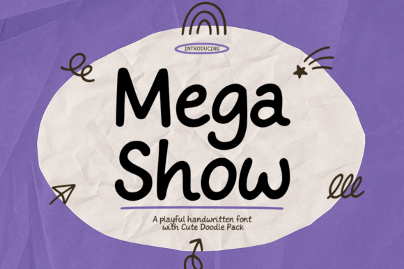 Mega Show – A Playful Handwritten Font for Branding