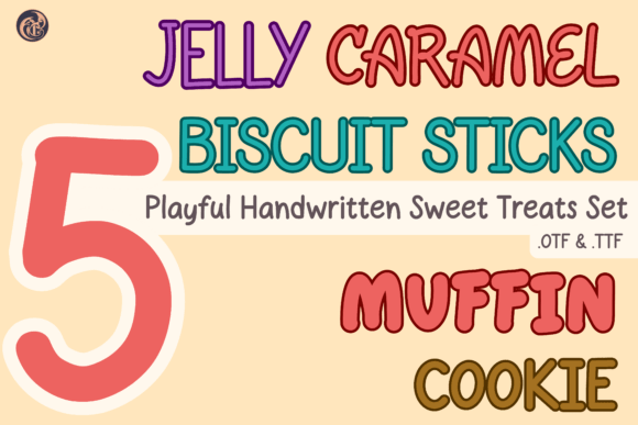 Playful Sweet Treats Set: A Handwritten Font for Campaign Charm