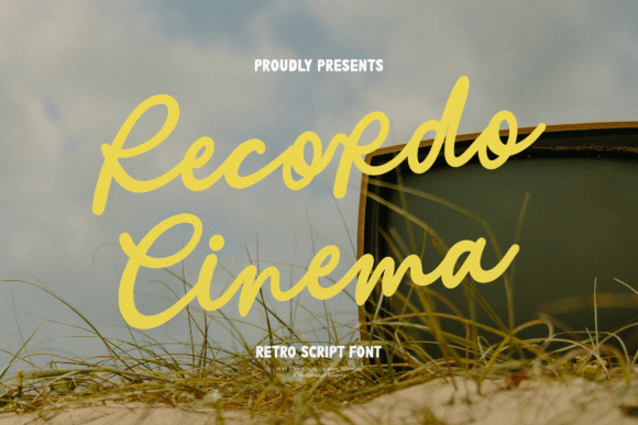 Recordo Cinema: A Script Font for Nostalgic Campaigns