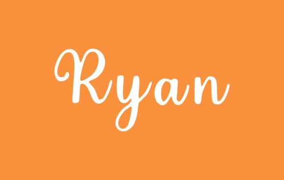 Ryan Font: A Script Amp Gem for Branding