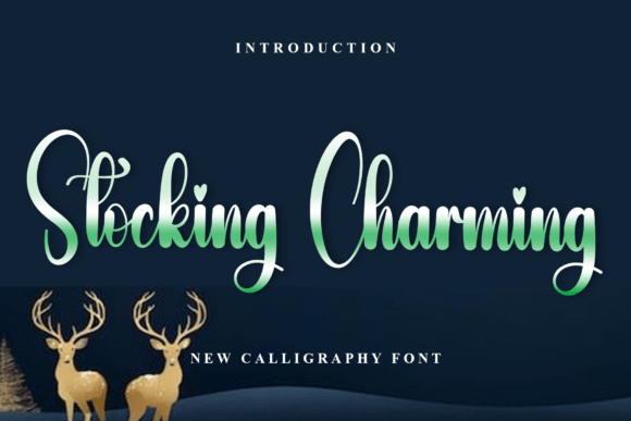 Stocking Charming: A Festive Script for Editorial Design