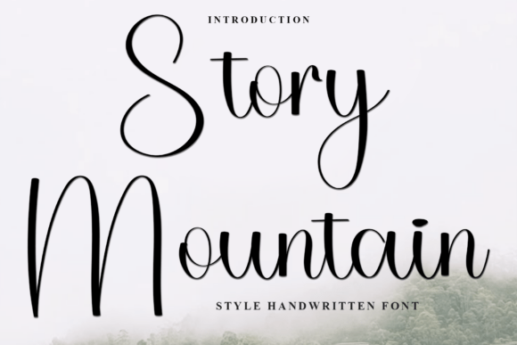 Story Mountain: A Festive Font for Seasonal Campaigns