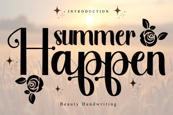 Summer Happen: A Refined Script Font for Digital Branding